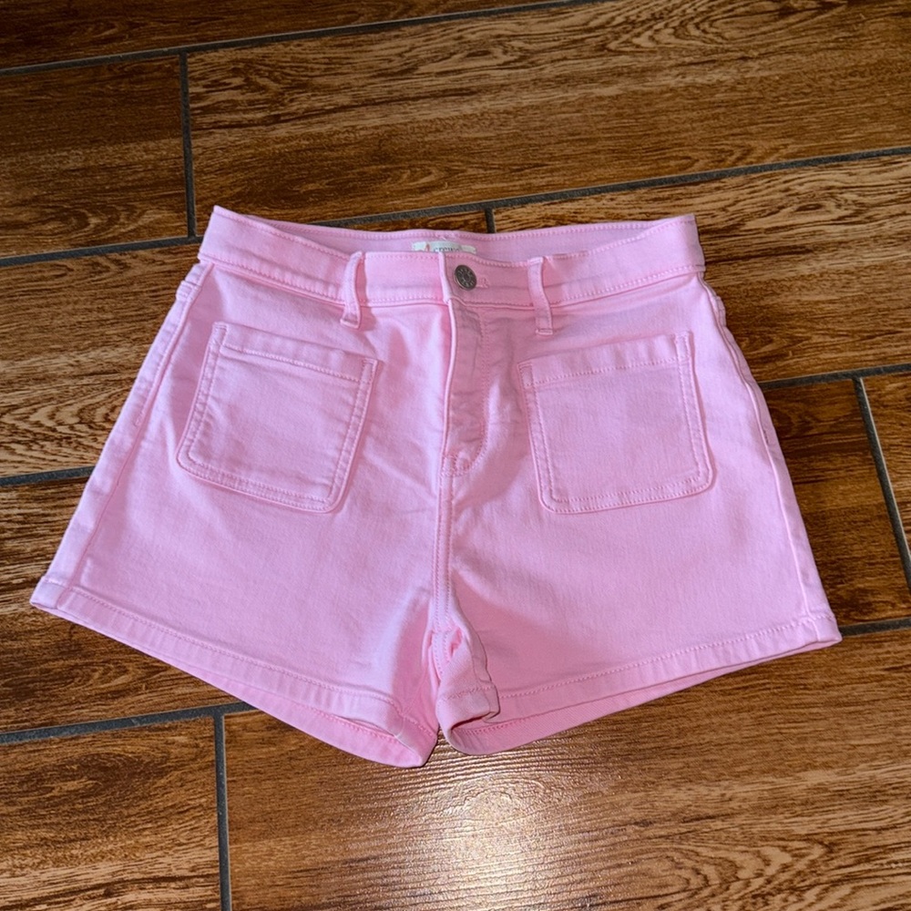 J Crew Crewcuts Girls Pink Jean Shorts size 10
